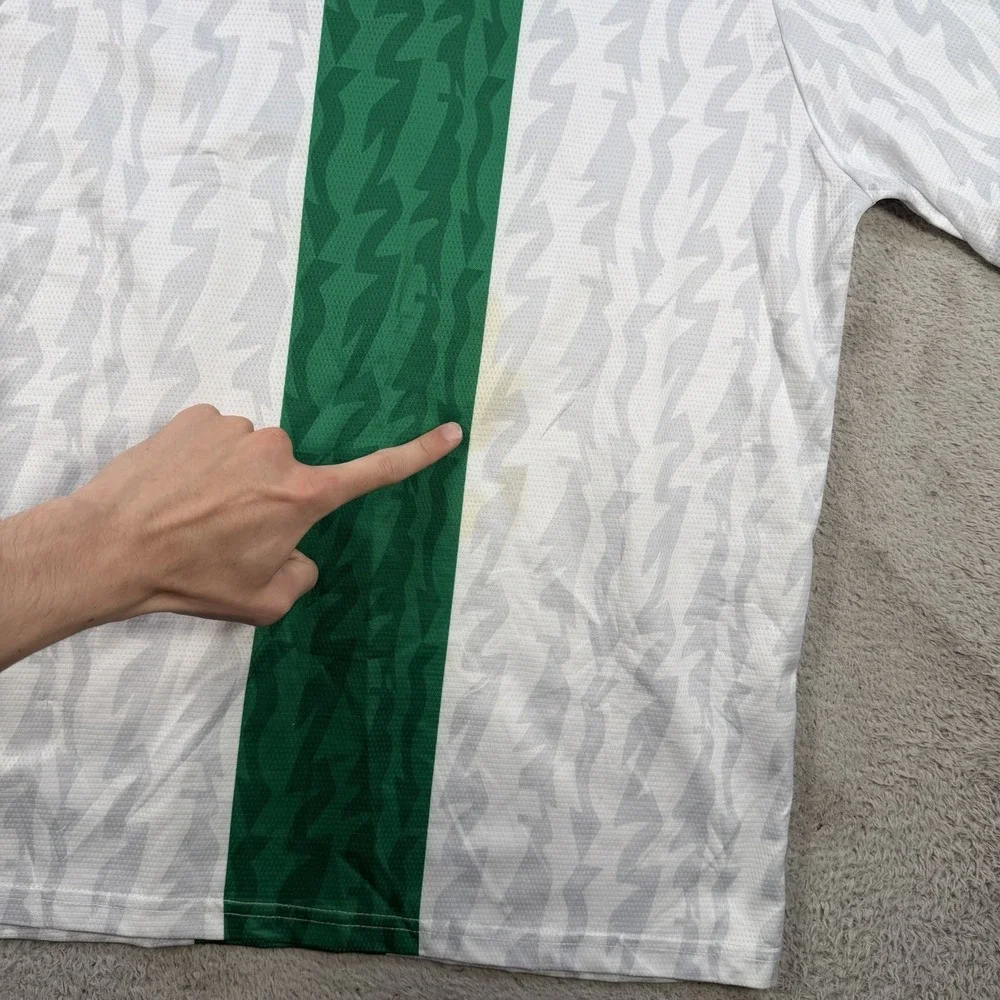 VTG Nike Premier Nigeria Jersey Men Large Football 1996 Retro Soccer Olympic Kit